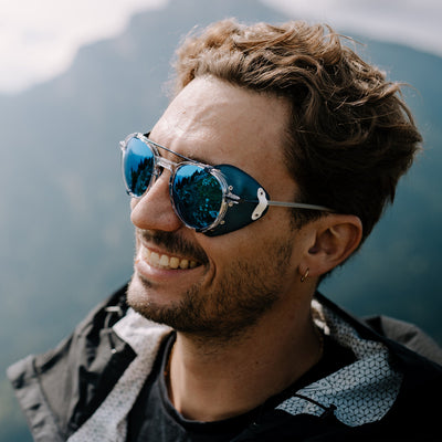 Julbo Legacy Sonnenbrille – Kristall / Blau – Spectron 3 – Detailansicht