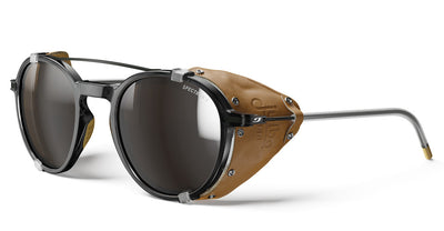 Julbo Legacy Sonnenbrille – Schwarz / Camel / Havanna – Spectron 4 – Frontansicht