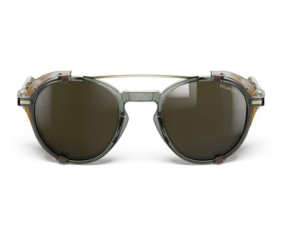 Julbo Legacy Sonnenbrille – Hellgrau / Gold – Spectron 3 Polarized – Detailansicht