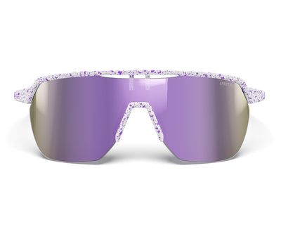 Julbo Frequency Sportbrille – Weiß / Violett – Spectron 3 – Seitenansicht