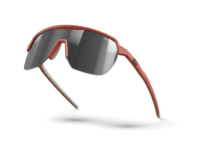 Julbo Frequency Sportbrille – Terrakotta / Grau – Spectron 3 – Seitenansicht
