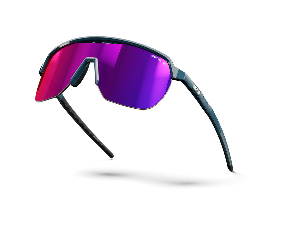 Julbo Frequency Sportbrille – Blau / Schwarz – Spectron HD 3 – Seitenansicht