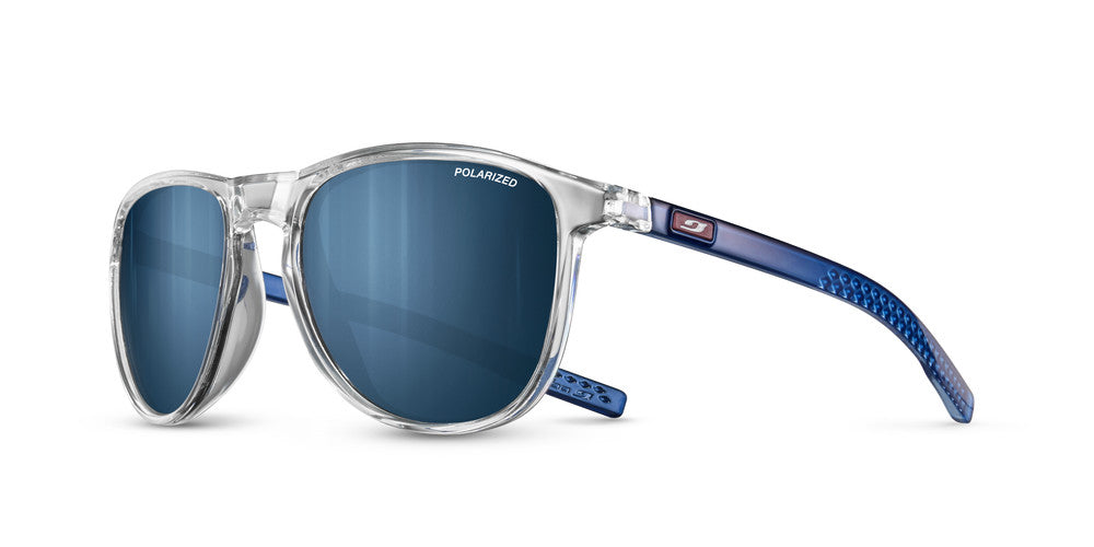Julbo Canyon Sonnenbrille – Kristall / Blau Durchscheinend – Spectron 3 Polarized – Frontansicht