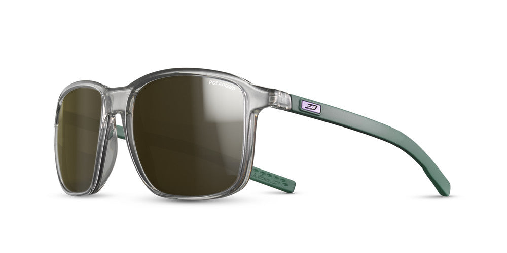 Julbo Creek Sportbrille – Grau / Grün – Spectron 3 Polarized – Frontansicht