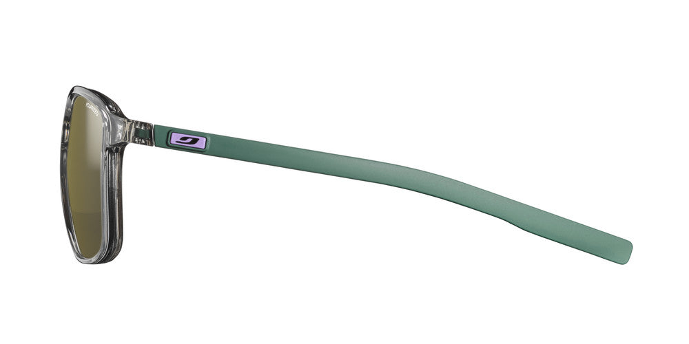 Julbo Creek Sportbrille – Grau / Grün – Spectron 3 Polarized – Seitenansicht