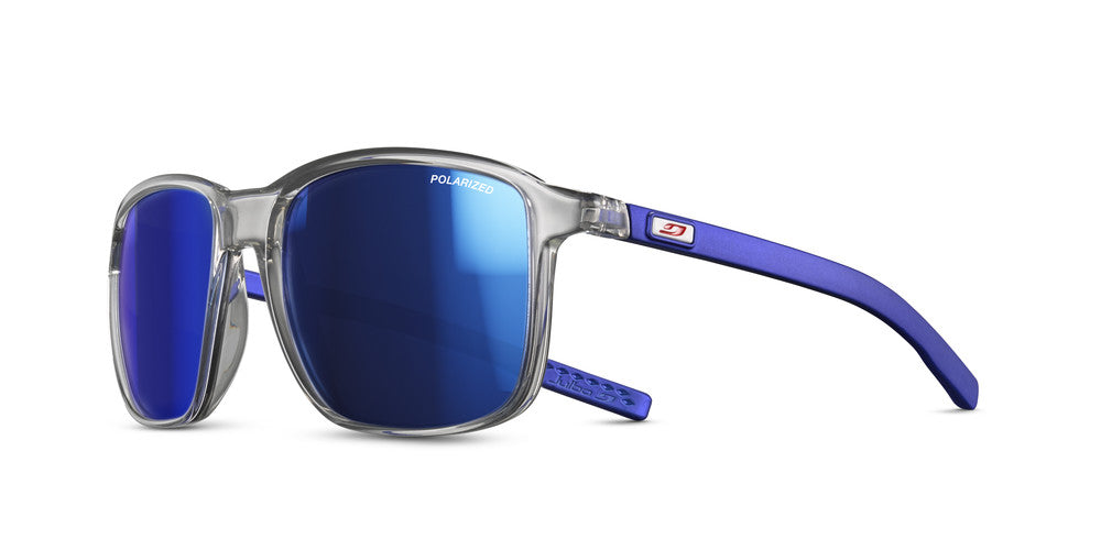 Julbo Creek Sportbrille – Grau / Metallblau – Spectron 3 Polarized – Frontansicht