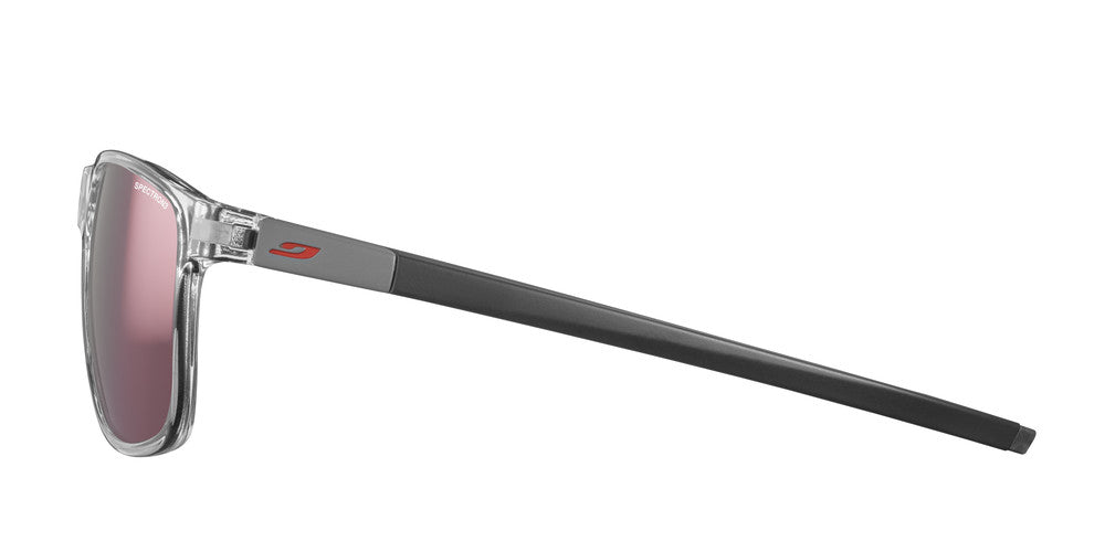 Julbo The Streets Sportbrille – Kristall / Rot – Spectron 3 – Seitenansicht
