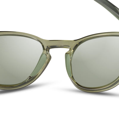 Julbo Shine L Sportbrille – Armygrün / Grün – REACTIV 1-3 Glare Control – Detailansicht
