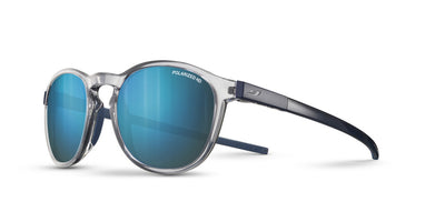 Julbo Shine L Sportbrille – Grau / Dunkelblau – Spectron HD 3 Polarized – Frontansicht