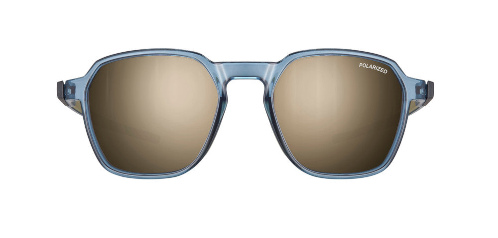 Julbo Drive Sportbrille – Blau / Hellbraun – Spectron 3 Polarized – Detailansicht