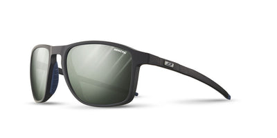 Julbo Compass Sportbrille – Schwarz Matt / Dunkelblau – REACTIV 1-3 Glare Control – Frontansicht