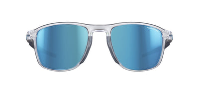 Julbo Compass Sportbrille – Kristall / Metallblau – Spectron HD 3 Polarized – Detailansicht