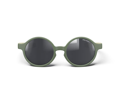 Julbo Walker Kindersonnenbrille – Grün Army / Braun – Spectron 3 – Seitenansicht