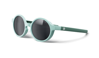 Julbo Walker Kindersonnenbrille – Pastellgrün / Flechtengrün – Spectron 3 – Frontansicht