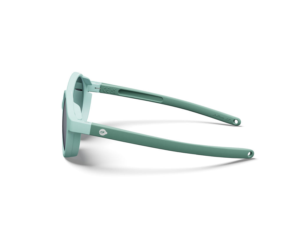 Julbo Walker Kindersonnenbrille – Pastellgrün / Flechtengrün – Spectron 3 – Seitenansicht