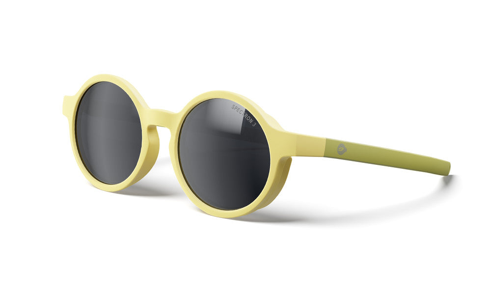 Julbo Ranger Kindersonnenbrille – Hellgelb / Grün – Spectron 3 – Frontansicht