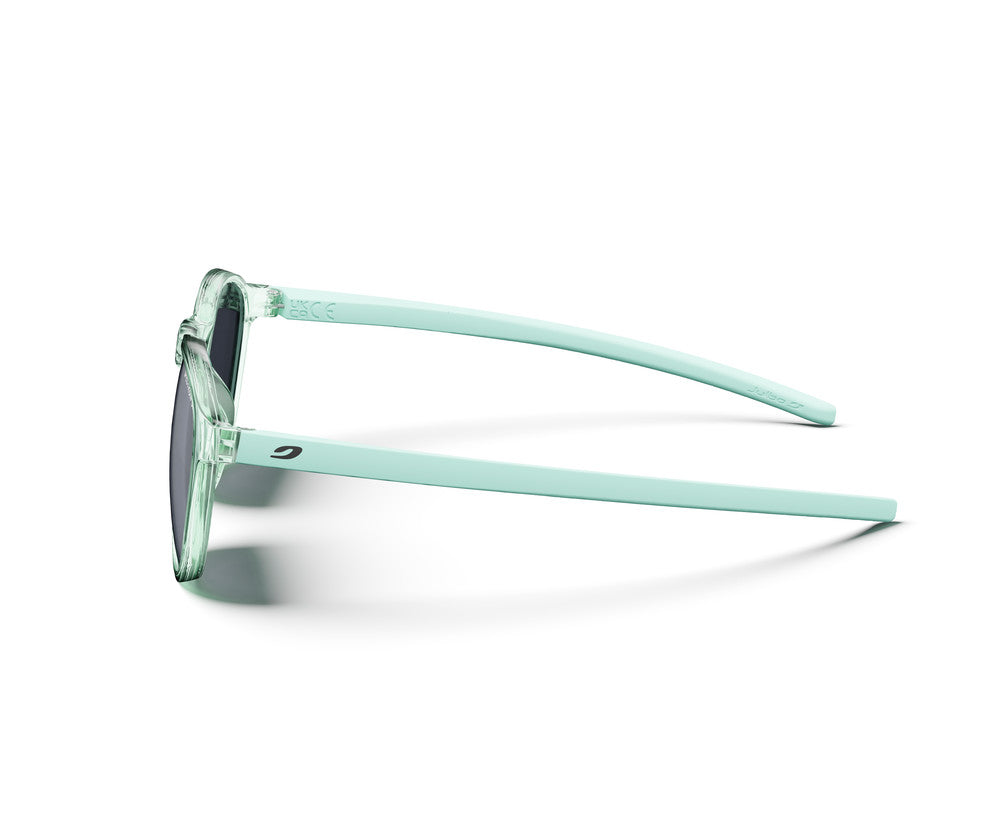 Julbo Joliet Kindersonnenbrille – Pastellblau / Pastellblau Matt – Spectron 3 – Detailansicht