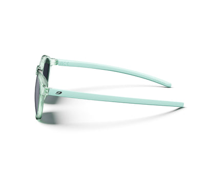 Julbo Joliet Kindersonnenbrille – Pastellblau / Pastellblau Matt – Spectron 3 – Detailansicht