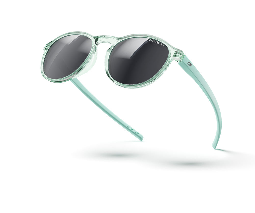 Julbo Joliet Kindersonnenbrille – Pastellblau / Pastellblau Matt – Spectron 3 – Seitenansicht