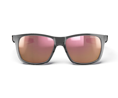Julbo Elwood Kindersonnenbrille – Schwarz – Spectron 3 (Flash Gold Rosa) – Detailansicht