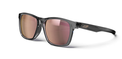 Julbo Elwood Kindersonnenbrille – Schwarz – Spectron 3 (Flash Gold Rosa) – Frontansicht
