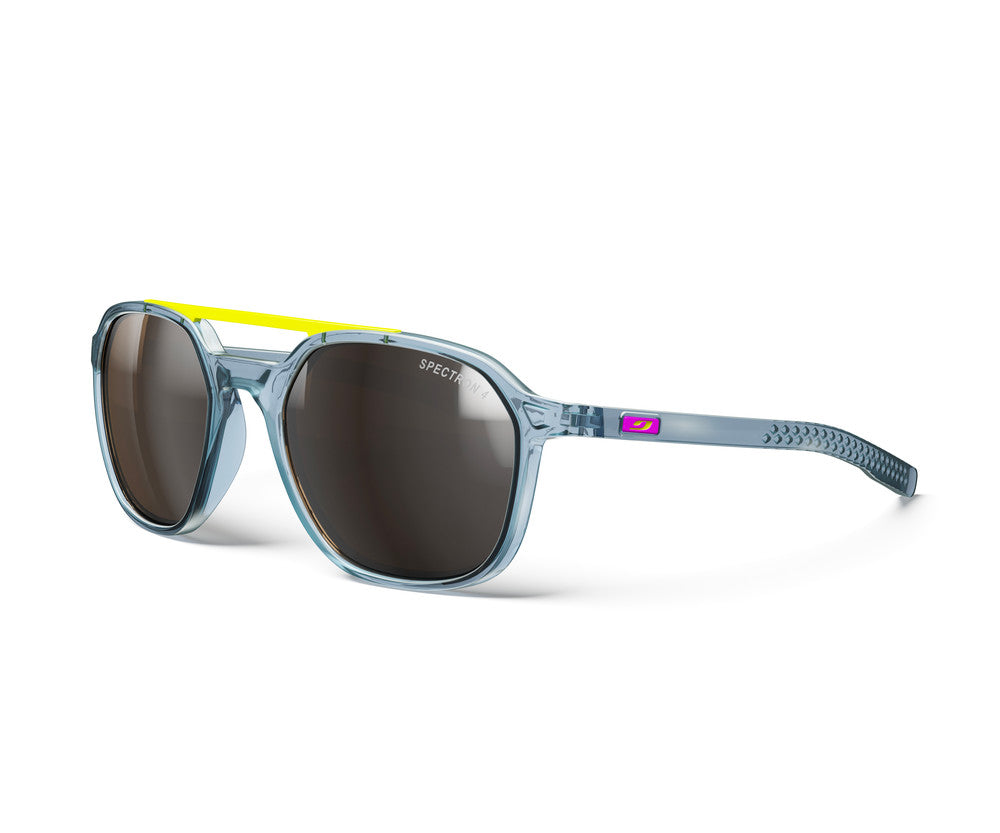Julbo Slack Cover Sportbrille – Blau / Rosa – Spectron 4 – Seitenansicht