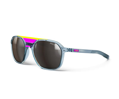Julbo Slack Cover Sportbrille – Blau / Rosa – Spectron 4 – Detailansicht