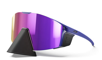 Julbo Edge Cover Sportbrille – Blau / Schwarz – Spectron 4 – Seitenansicht
