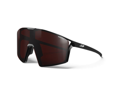 Julbo Edge Cover Sportbrille – Schwarz – REACTIV 0-4 High Contrast – Detailansicht