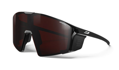 Julbo Edge Cover Sportbrille – Schwarz – REACTIV 0-4 High Contrast – Frontansicht