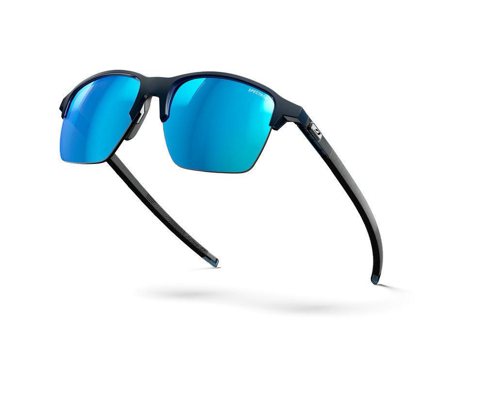 Julbo Crossline Sportbrille – Blau / Blau Durchscheinend Glänzend – Spectron 3 – Detailansicht