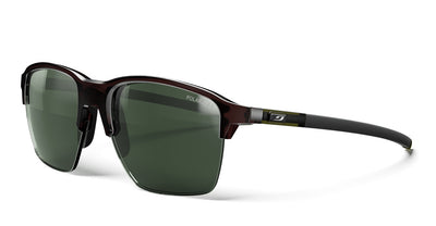 Julbo Crossline Sportbrille – Braun / Grün Army Durchscheinend Glänzend – Spectron 3 Polarized – Frontansicht