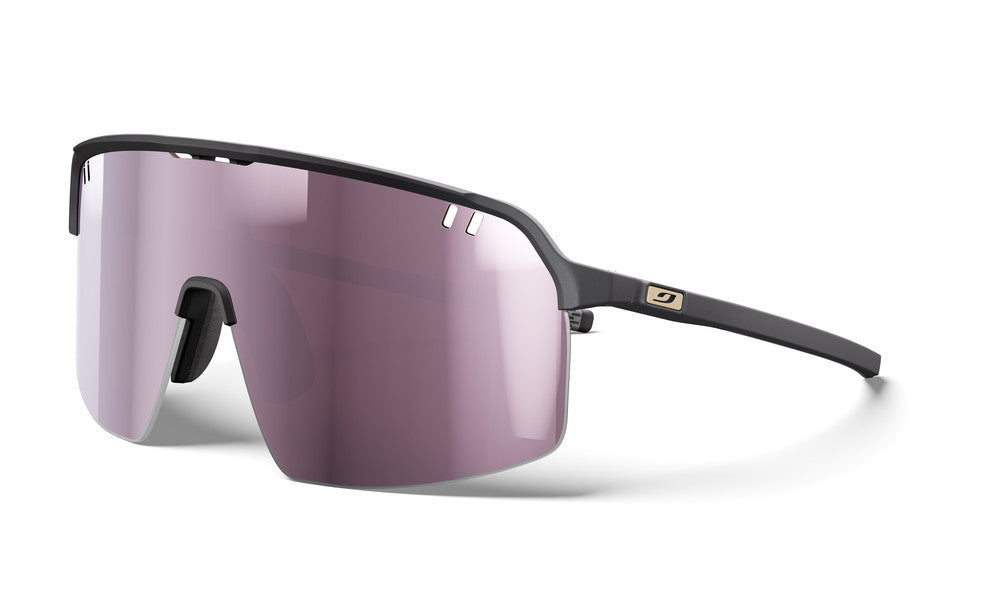 Julbo Intensity Sportbrille – Schwarz / Kastanienbraun – Spectron HD 3 – Frontansicht