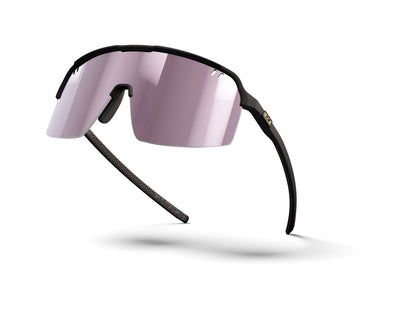 Julbo Intensity Sportbrille – Schwarz / Kastanienbraun – Spectron HD 3 – Seitenansicht