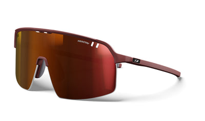 Julbo Intensity Sportbrille – Rotbraun / Grau – REACTIV 0-3 High Contrast – Frontansicht