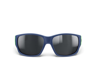 Julbo Stronger Kindersonnenbrille – Dunkelblau / Grün – Spectron 3 – Seitenansicht