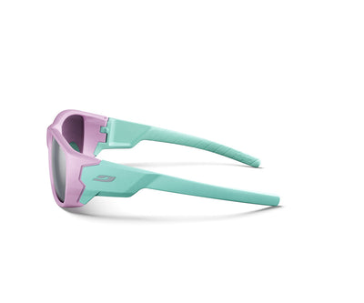 Julbo Stronger Kindersonnenbrille – Rosa / Minze – Spectron 3 – Detailansicht