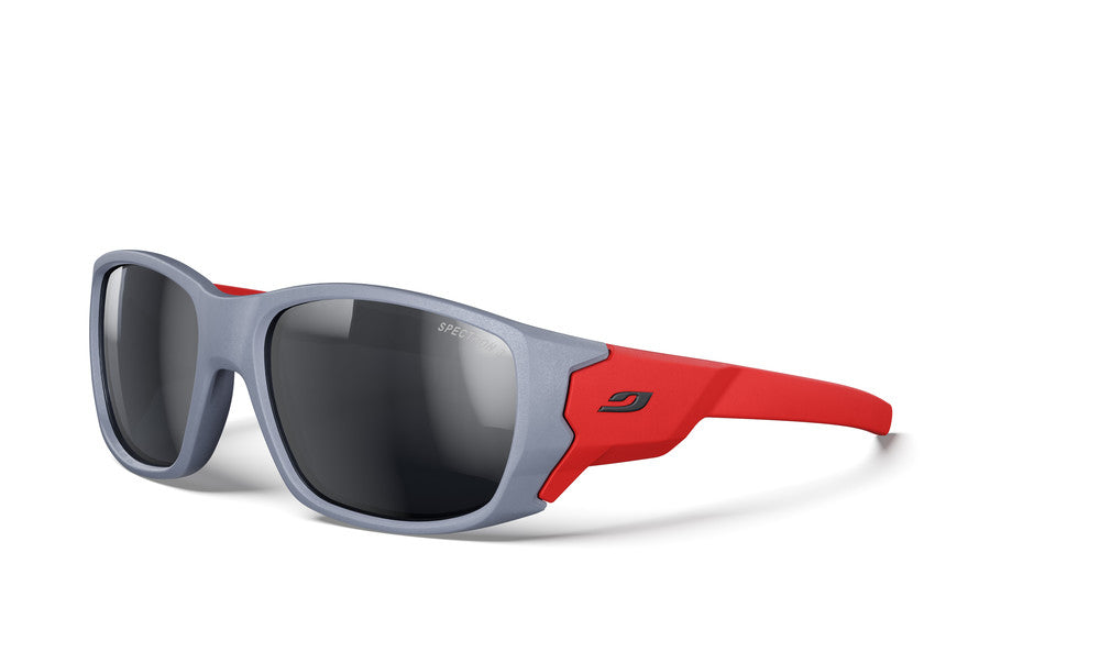 Julbo Stronger Kindersonnenbrille – Dunkelgrau / Rot – Spectron 4 – Frontansicht