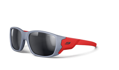 Julbo Stronger Kindersonnenbrille – Dunkelgrau / Rot – Spectron 4 – Frontansicht