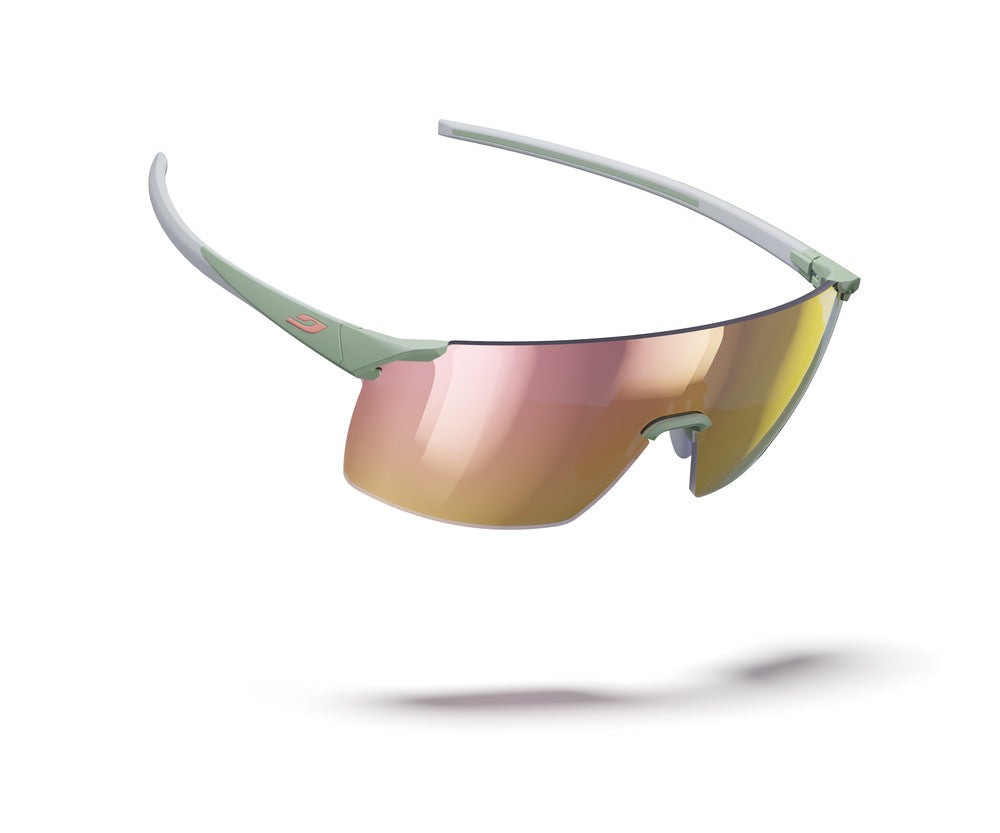 Julbo Faster S Sportbrille – Olivgrün / Grau – Spectron 3 – Detailansicht