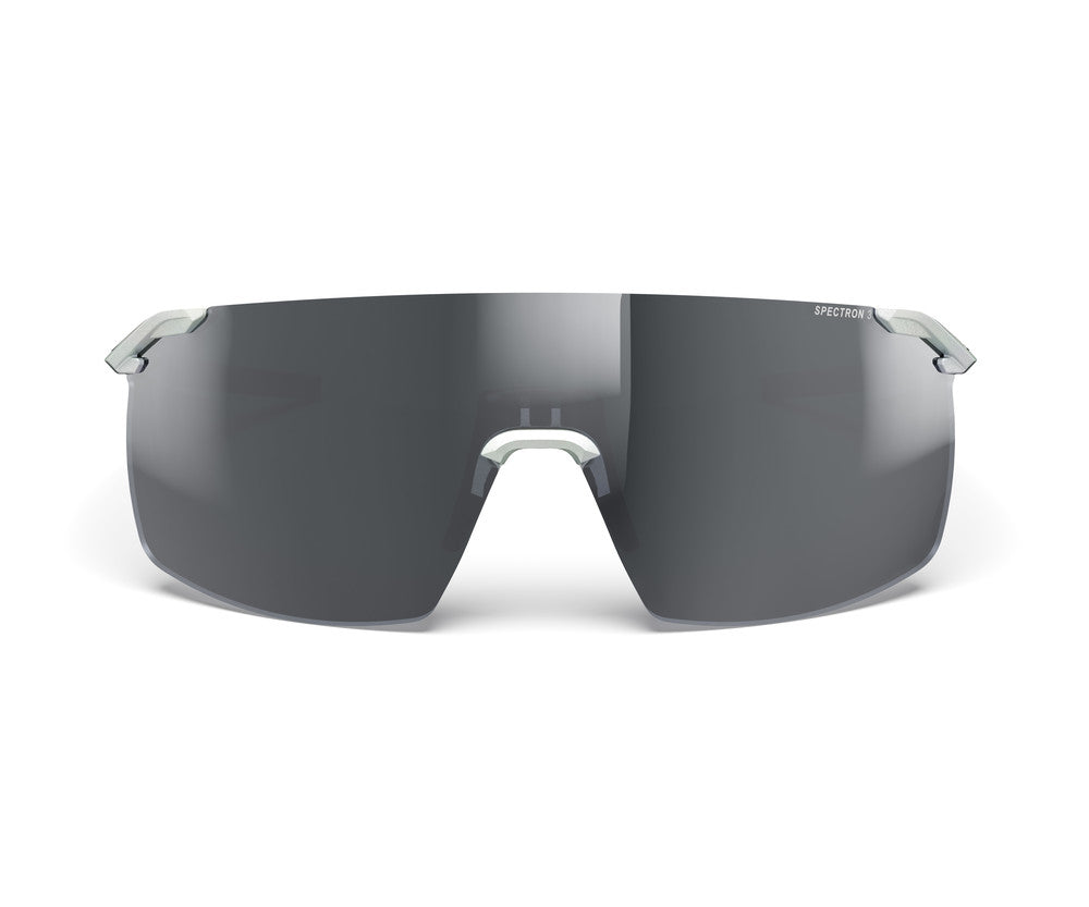 Julbo Faster S Sportbrille – Silber / Schwarz – Spectron 3 – Seitenansicht
