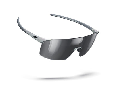 Julbo Faster S Sportbrille – Silber / Schwarz – Spectron 3 – Detailansicht