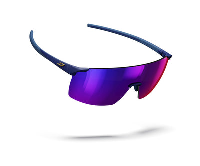 Julbo Faster S Sportbrille – Dunkelblau / Gold – Spectron HD 3 – Detailansicht
