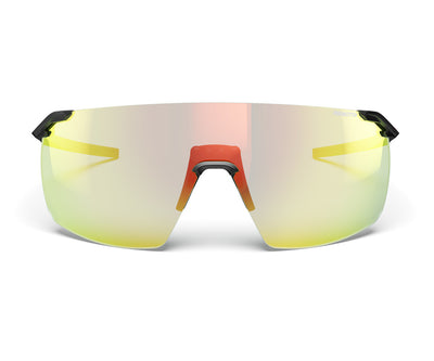 Julbo Faster L Sportbrille – Schwarz – REACTIV 1-3 Light Amplifier – Seitenansicht