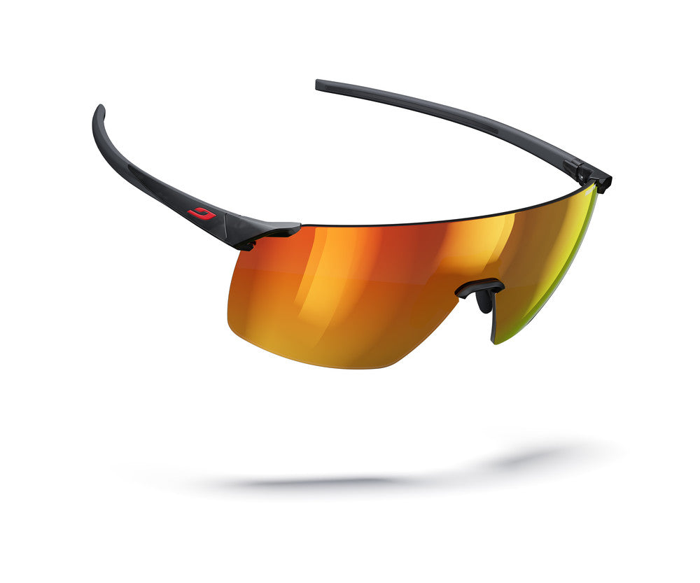 Julbo Faster L Sportbrille – Schwarz – REACTIV 1-3 Light Amplifier – Detailansicht