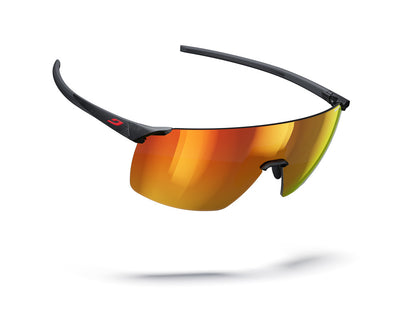 Julbo Faster L Sportbrille – Schwarz – REACTIV 1-3 Light Amplifier – Detailansicht
