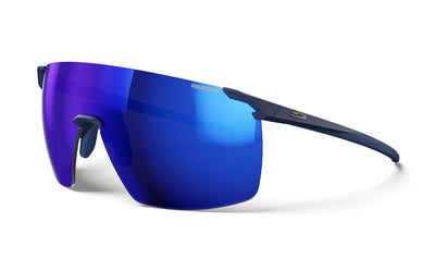Julbo Faster L Sportbrille – Dunkelblau / Messing – REACTIV 1-3 High Contrast – Frontansicht