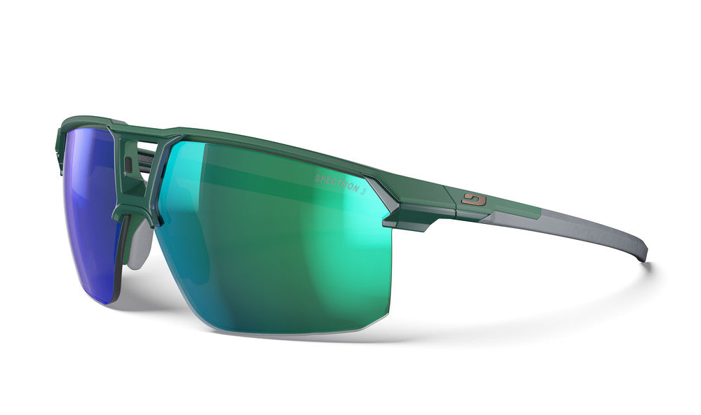 Julbo Liry Sportbrille – Grün / Grün Glänzend – Spectron 3 – Frontansicht