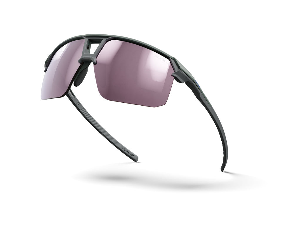 Julbo Liry Sportbrille – Grün / Grau – Spectron HD 3 – Seitenansicht