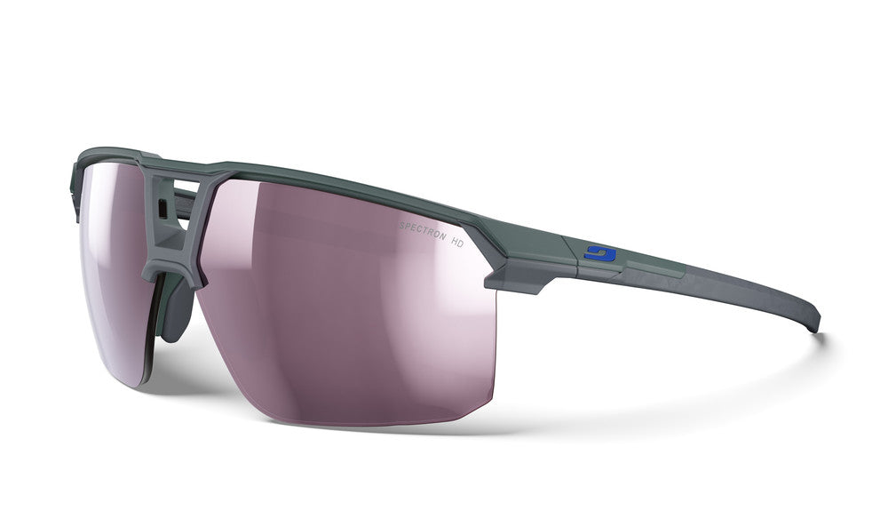 Julbo Liry Sportbrille – Grün / Grau – Spectron HD 3 – Frontansicht